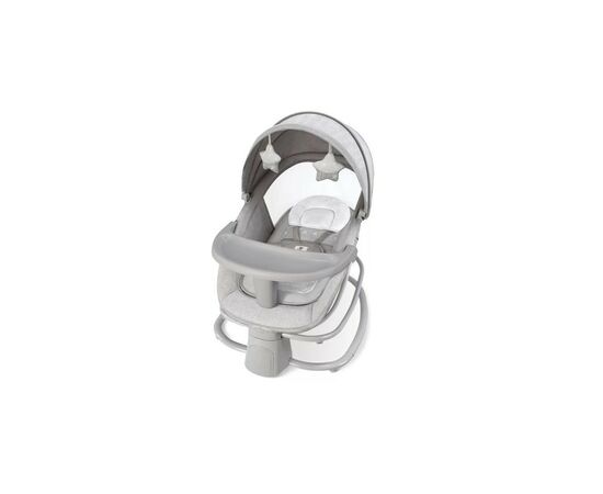 Крісло-гойдалка Mastela Заколисуючий центр-шезлонг 4 в 1 light gray (Mastela 8113)
