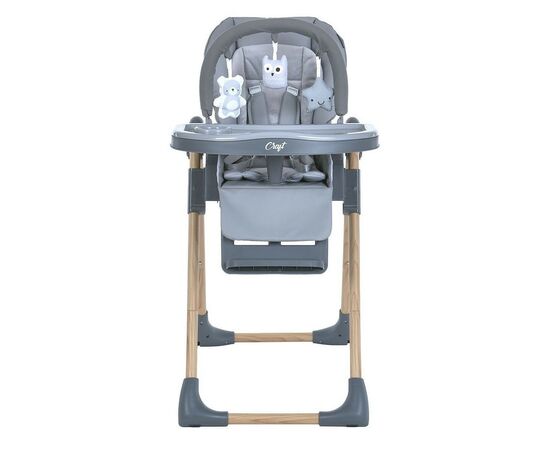 Стульчик для кормления El Camino ME 1115-W CRAFT gray (ME 1115-W gray), изображение 5 Стульчик для кормления El Camino ME 1115-W CRAFT gray (ME 1115-W gray), изображение 5