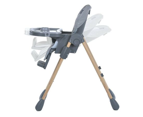Стульчик для кормления El Camino ME 1115-W CRAFT gray (ME 1115-W gray), изображение 9 Стульчик для кормления El Camino ME 1115-W CRAFT gray (ME 1115-W gray), изображение 9