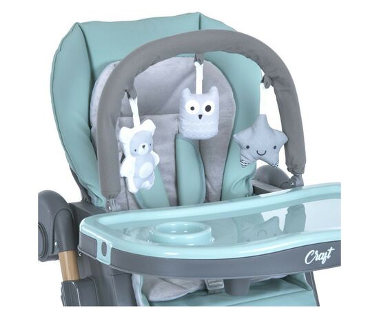 Стульчик для кормления El Camino ME 1115-W CRAFT mint (ME 1115-W mint), изображение 7 Стульчик для кормления El Camino ME 1115-W CRAFT mint (ME 1115-W mint), изображение 7