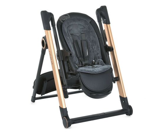 Стульчик для кормления El Camino ME 1102 DEBUT posh black (ME 1102 posh black), изображение 5 Стульчик для кормления El Camino ME 1102 DEBUT posh black (ME 1102 posh black), изображение 5