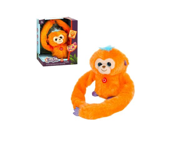 Интерактивная игрушка Bambi Обезьяна Оранжевая (MP 2304 orange), изображение 4 Интерактивная игрушка Bambi Обезьяна Оранжевая (MP 2304 orange), изображение 4