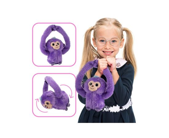 Интерактивная игрушка Bambi Обезьяна Фиолетовая (MP 2304 violet), изображение 4 Интерактивная игрушка Bambi Обезьяна Фиолетовая (MP 2304 violet), изображение 4