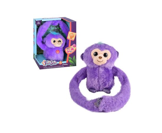 Интерактивная игрушка Bambi Обезьяна Фиолетовая (MP 2304 violet), изображение 7 Интерактивная игрушка Bambi Обезьяна Фиолетовая (MP 2304 violet), изображение 7