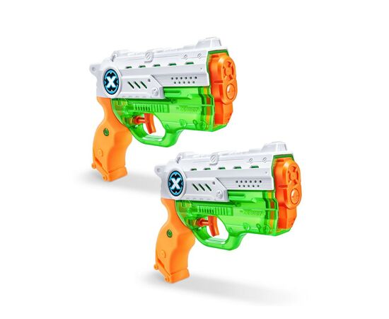 Игрушечное оружие Zuru X-Shot Warfare Набор водных бластеров Fast Fill Nano Double Pack (56334R), изображение 2 Игрушечное оружие Zuru X-Shot Warfare Набор водных бластеров Fast Fill Nano Double Pack (56334R), изображение 2