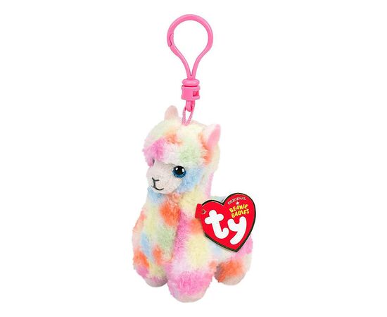 Мягкая игрушка Ty Beanie Babies Разноцветная лама Lola 12см (36601)