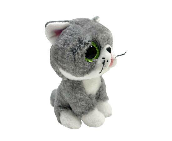 Мягкая игрушка Ty Beanie Boos Серый котик FERGUS (36581), изображение 2