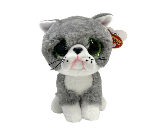 Мягкая игрушка Ty Beanie Boos Серый котик FERGUS (36581), изображение 4