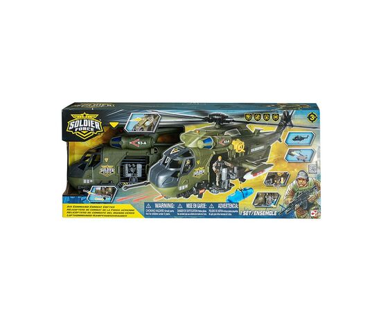 Игровой набор Chap Mei Солдаты L&S Air Command Combat Copter Боевой вертолет (545163)