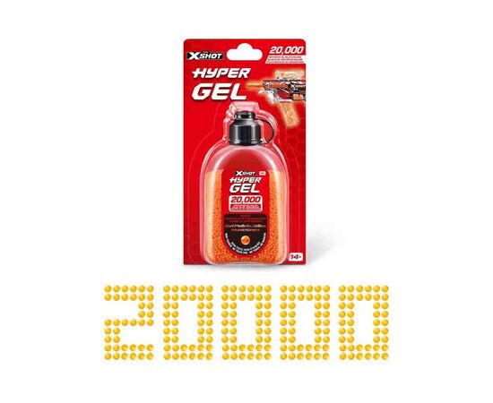Игрушечное оружие Zuru Набор из 20 000 гелевых патронов X-SHOT Hyper Gel (36625R), изображение 3 Игрушечное оружие Zuru Набор из 20 000 гелевых патронов X-SHOT Hyper Gel (36625R), изображение 3