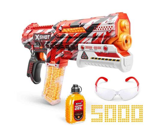 Игрушечное оружие Zuru X-Shot Быстрострельный бластер Hyper Gel small 5000 гелевых шариков быстрого выстрела (36622R), изображение 2 Игрушечное оружие Zuru X-Shot Быстрострельный бластер Hyper Gel small 5000 гелевых шариков быстрого выстрела (36622R), изображение 2