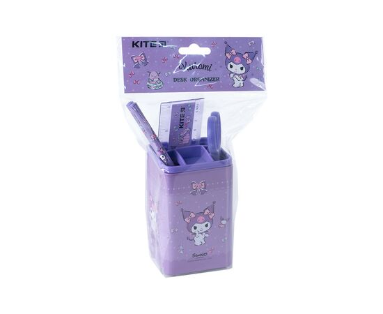 Настольный набор Kite квадратный Kuromi (HK24-214), изображение 3 Настольный набор Kite квадратный Kuromi (HK24-214), изображение 3