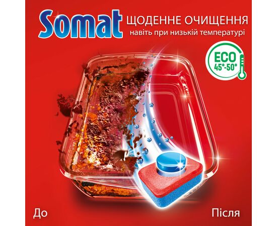 Таблетки для посудомоечных машин Somat All in 1 48 шт. (9000101591668), изображение 3 Таблетки для посудомоечных машин Somat All in 1 48 шт. (9000101591668), изображение 3
