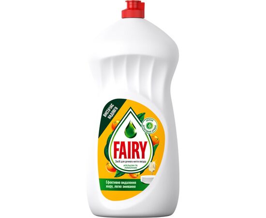 Засіб для ручного миття посуду Fairy Апельсин та Лимонник 1.5 л (8700216397216)