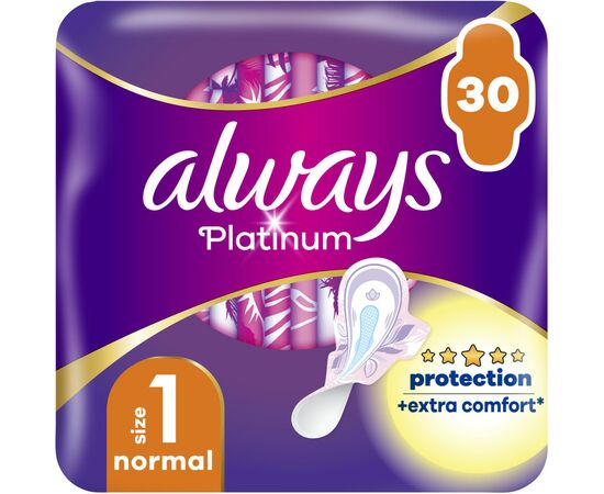 Гигиенические прокладки Always Platinum Normal Размер 1 30 шт. (8001841913803)