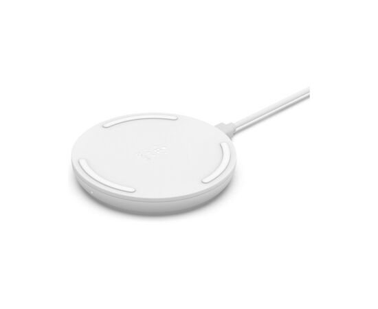 Зарядное устройство Belkin Pad Wireless Charging Qi, 15W, white (WIA002VFWH)