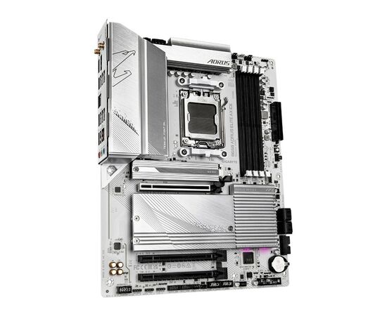 Материнская плата GIGABYTE B650 AORUS ELITE AX ICE (B650 A ELITE AX ICE), изображение 2 Материнская плата GIGABYTE B650 AORUS ELITE AX ICE (B650 A ELITE AX ICE), изображение 2