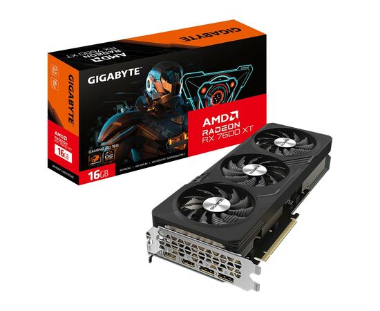 Видеокарта GIGABYTE Radeon RX 7600 XT 16Gb GAMING OC (GV-R76XTGAMING OC-16GD), изображение 8 Видеокарта GIGABYTE Radeon RX 7600 XT 16Gb GAMING OC (GV-R76XTGAMING OC-16GD), изображение 8