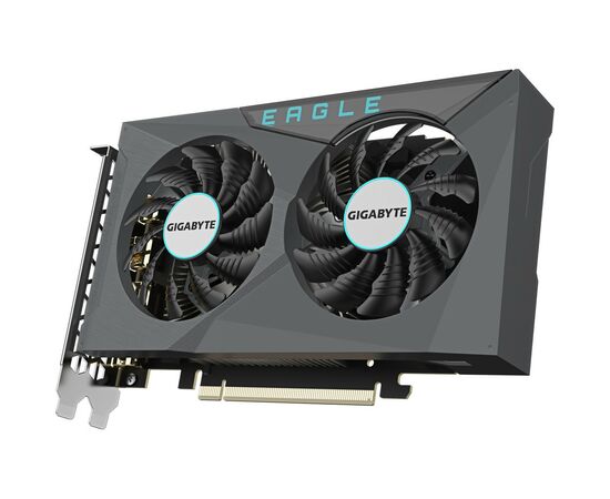 Видеокарта GIGABYTE GeForce RTX3050 6Gb EAGLE OC (GV-N3050EAGLE OC-6GD), изображение 2 Видеокарта GIGABYTE GeForce RTX3050 6Gb EAGLE OC (GV-N3050EAGLE OC-6GD), изображение 2