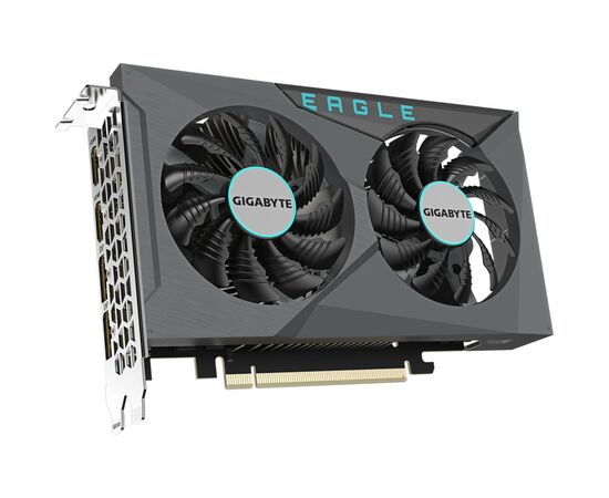 Видеокарта GIGABYTE GeForce RTX3050 6Gb EAGLE OC (GV-N3050EAGLE OC-6GD), изображение 4 Видеокарта GIGABYTE GeForce RTX3050 6Gb EAGLE OC (GV-N3050EAGLE OC-6GD), изображение 4