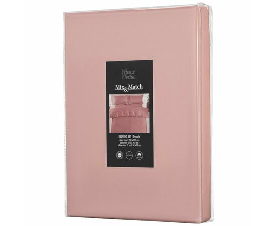 Постельное белье Ardesto Mix&Match Premium сатин нюд евро 200х220 (ART2022SU), изображение 12