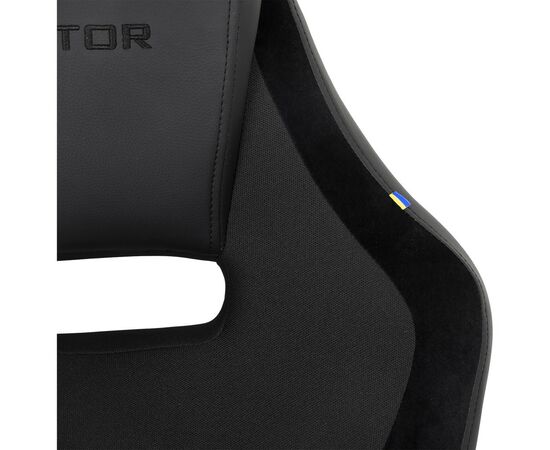 Крісло ігрове Hator Flash Alcantara Black (HTC-400), зображення 6 Крісло ігрове Hator Flash Alcantara Black (HTC-400), зображення 6