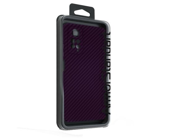 Чохол до мобільного телефона Armorstandart LikeCarbon Xiaomi Redmi Note 12 Pro 4G Purple (ARM71946), зображення 3 Чохол до мобільного телефона Armorstandart LikeCarbon Xiaomi Redmi Note 12 Pro 4G Purple (ARM71946), зображення 3