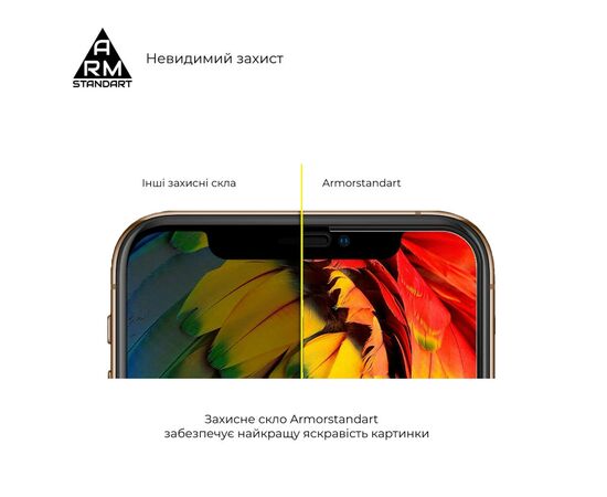 Скло захисне Armorstandart Full Glue Xiaomi Redmi Note 13 5G / 13 Pro 5G Black (ARM74630), зображення 4 Скло захисне Armorstandart Full Glue Xiaomi Redmi Note 13 5G / 13 Pro 5G Black (ARM74630), зображення 4