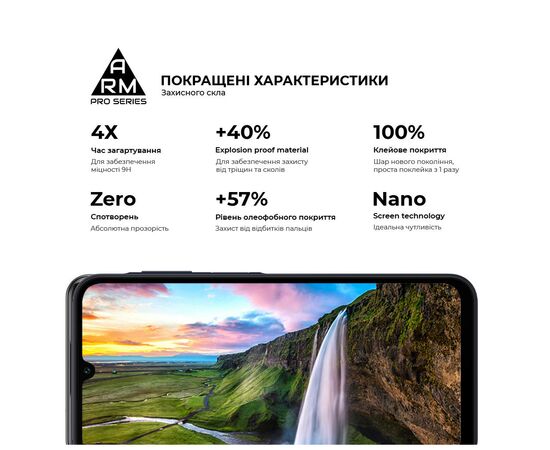 Стекло защитное Armorstandart Pro Samsung A15 4G (A155) Black (ARM74659), изображение 5 Стекло защитное Armorstandart Pro Samsung A15 4G (A155) Black (ARM74659), изображение 5