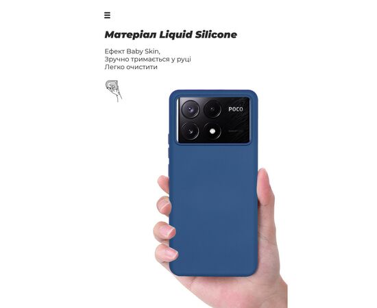 Чохол до мобільного телефона Armorstandart ICON Case Xiaomi Poco X6 Pro 5G Dark Blue (ARM73366), зображення 7 Чохол до мобільного телефона Armorstandart ICON Case Xiaomi Poco X6 Pro 5G Dark Blue (ARM73366), зображення 7