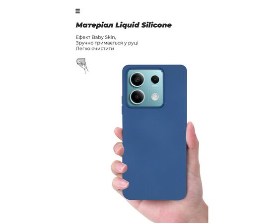 Чохол до мобільного телефона Armorstandart ICON Case Xiaomi Redmi Note 13 5G Dark Blue (ARM71888), зображення 7 Чохол до мобільного телефона Armorstandart ICON Case Xiaomi Redmi Note 13 5G Dark Blue (ARM71888), зображення 7