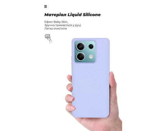 Чохол до мобільного телефона Armorstandart ICON Case Xiaomi Redmi Note 13 5G Lavender (ARM71890), зображення 7