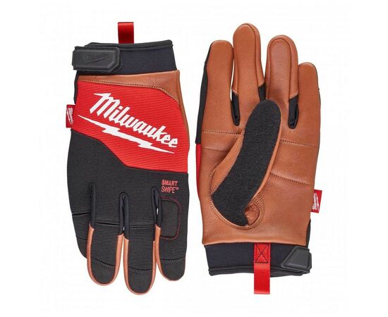 Защитные перчатки Milwaukee с кожаными вставками, 8/M (4932471912), изображение 2