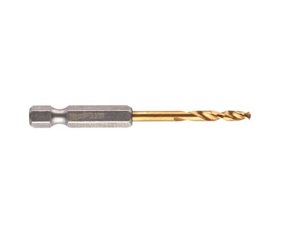 Сверло Milwaukee по металлу RedHEX HSS-G TiN. 3.3 мм, 2шт (4932471089)