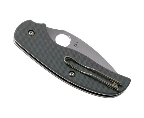 Нож Spyderco Sage 1 Maxamet Cool Grey (C123GPGY), изображение 4 Нож Spyderco Sage 1 Maxamet Cool Grey (C123GPGY), изображение 4