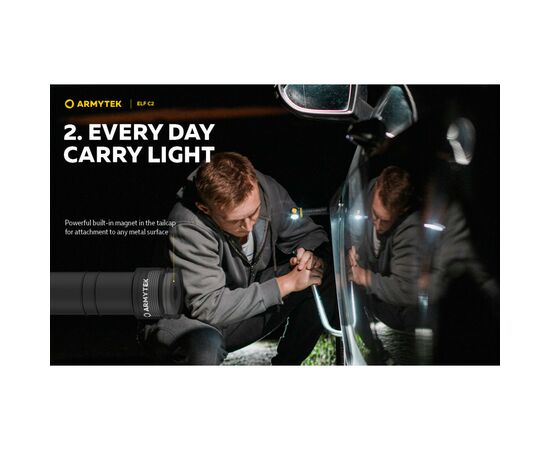 Фонарь Armytek ELF C2 Micro-USB White (F05102C), изображение 11 Фонарь Armytek ELF C2 Micro-USB White (F05102C), изображение 11