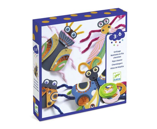 Набор для творчества Djeco Комашки (DJ08982), изображение 3 Набор для творчества Djeco Комашки (DJ08982), изображение 3