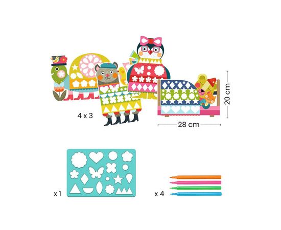 Набір для творчості Djeco Охайно, але весело (DJ09888), зображення 3 Набір для творчості Djeco Охайно, але весело (DJ09888), зображення 3