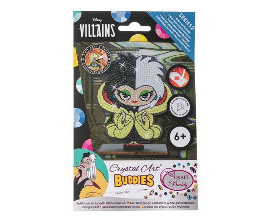 Набір для творчості Crystal Art Круелла (CAFGR-DNY011), зображення 8 Набір для творчості Crystal Art Круелла (CAFGR-DNY011), зображення 8