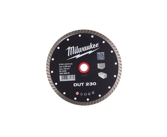 Круг відрізний Milwaukee алмазний DUT 230 (4932399529)
