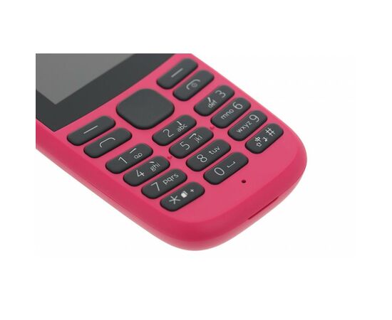 Мобільний телефон Nokia 105 DS 2019 Pink (16KIGP01A01), зображення 5 Мобільний телефон Nokia 105 DS 2019 Pink (16KIGP01A01), зображення 5