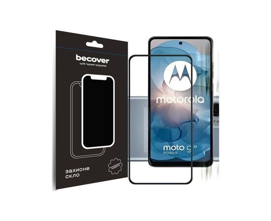 Скло захисне BeCover Motorola Moto G24/G24 Power Black (710716)
