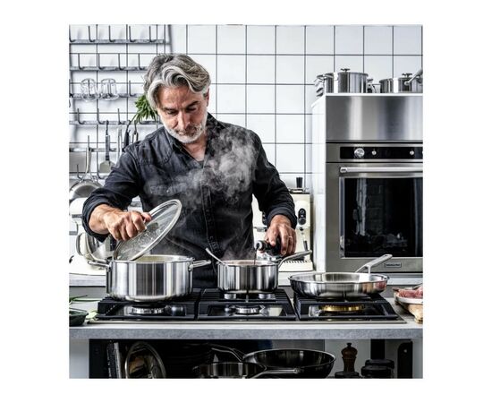 Кастрюля KitchenAid MSS 24 см 4,9 л (CC003260-001), изображение 5 Кастрюля KitchenAid MSS 24 см 4,9 л (CC003260-001), изображение 5