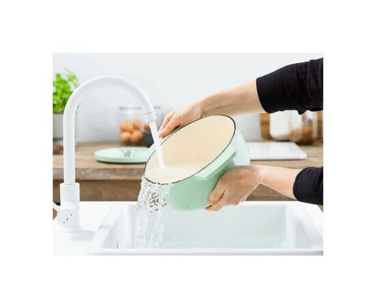 Кастрюля KitchenAid чавунна з кришкою 3,3 л Фісташкова (CC007433-001), изображение 9 Кастрюля KitchenAid чавунна з кришкою 3,3 л Фісташкова (CC007433-001), изображение 9