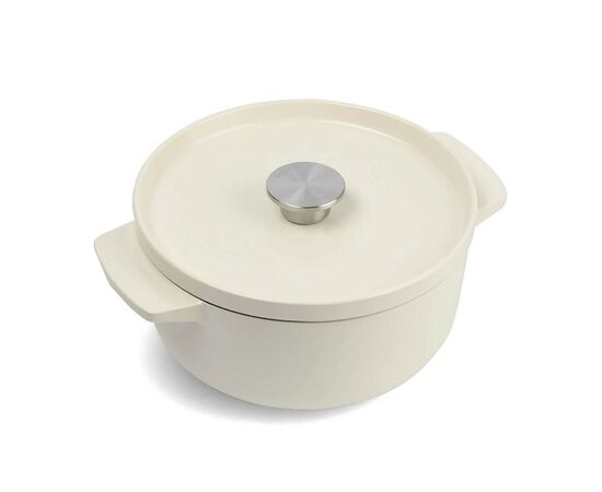 Кастрюля KitchenAid чавунна з кришкою 3,3 л Мигдалевий крем (CC006056-001)