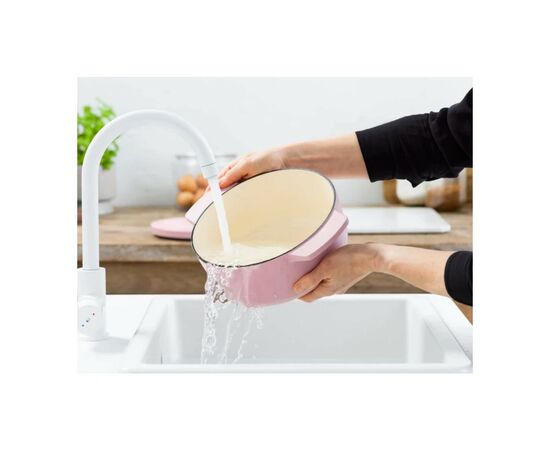 Кастрюля KitchenAid чавунна з кришкою 3,3 л Суха троянда (CC007430-001), изображение 8 Кастрюля KitchenAid чавунна з кришкою 3,3 л Суха троянда (CC007430-001), изображение 8