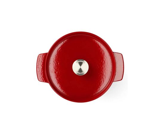 Кастрюля KitchenAid чавунна з кришкою 3,3 л Червона (CC006057-001), изображение 3 Кастрюля KitchenAid чавунна з кришкою 3,3 л Червона (CC006057-001), изображение 3