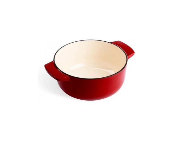 Кастрюля KitchenAid чавунна з кришкою 3,3 л Червона (CC006057-001), изображение 4 Кастрюля KitchenAid чавунна з кришкою 3,3 л Червона (CC006057-001), изображение 4