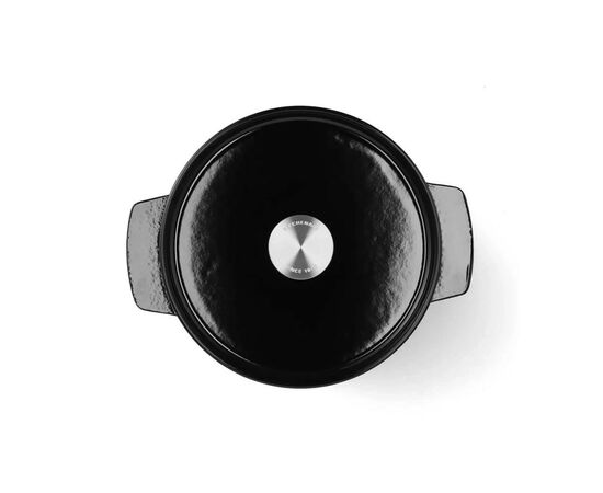 Кастрюля KitchenAid чавунна з кришкою 3,3 л Чорна (CC006058-001), изображение 3 Кастрюля KitchenAid чавунна з кришкою 3,3 л Чорна (CC006058-001), изображение 3