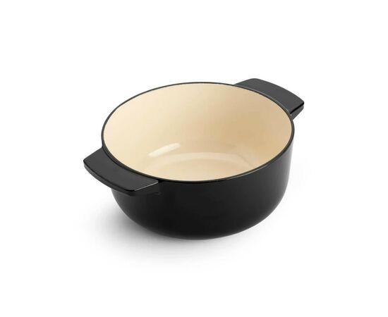 Кастрюля KitchenAid чавунна з кришкою 3,3 л Чорна (CC006058-001), изображение 4 Кастрюля KitchenAid чавунна з кришкою 3,3 л Чорна (CC006058-001), изображение 4